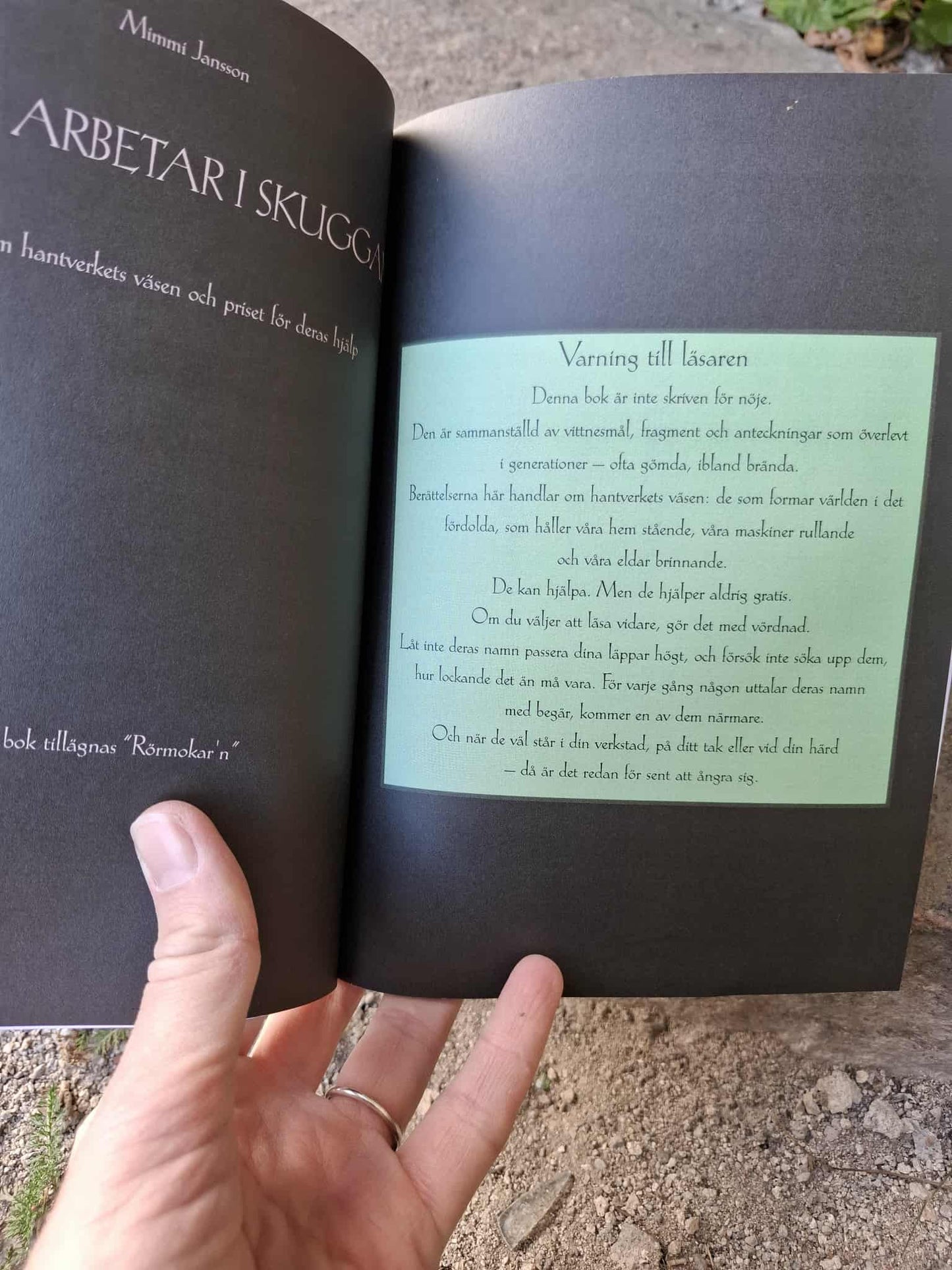 De som arbetar i skuggan